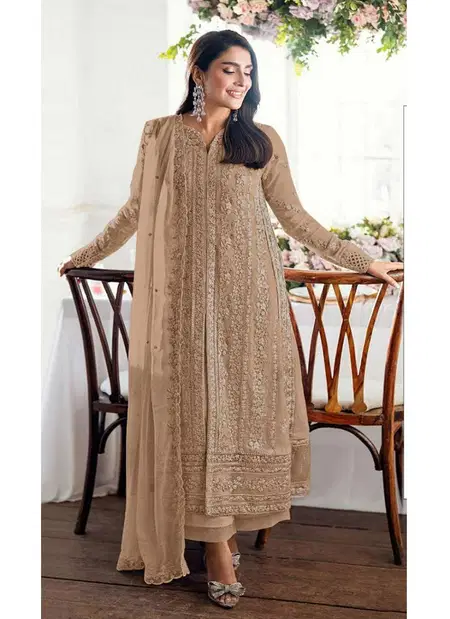 Maaria A 1194 Faux Georgette Embroidery Work Salwar Kameez Exporters In India